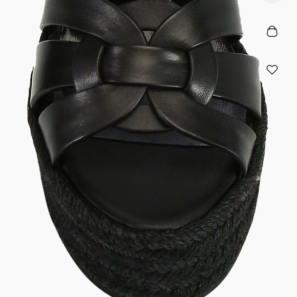 Saint Laurent Black Wedge Heels - Picture 5 of 14